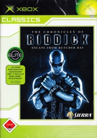 Chronicles of Riddick, The: Escape From Butcher Bay [DE] Box Art