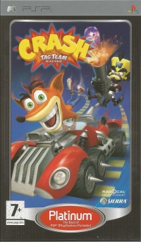 Crash Tag Team Racing - Platinum Box Art