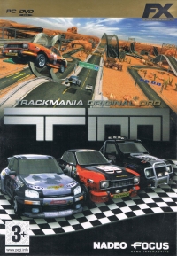 Trackmania Original Oro Box Art