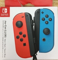 Nintendo Joy-Con (L)/(R) (Neon Red / Neon Blue) Box Art