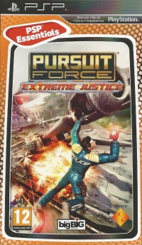 Pursuit Force: Extreme Justice - PSP Essentials Box Art