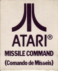 Missile Command (Comando de Mísseis) Box Art