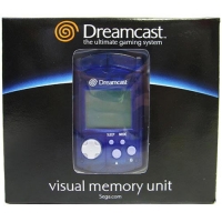 Sega Visual Memory Unit (Clear Blue) Box Art