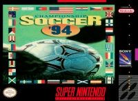Championship Soccer '94 Box Art