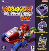 Nintendo GameCube DOL-001 - Mario Kart: Double Dash!! Pak (Violette) Box Art