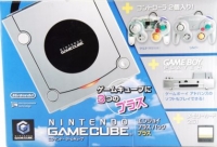Nintendo GameCube + Game Boy Player (Silver / blue box) Box Art