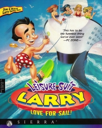 Leisure Suit Larry: Love for Sail! Box Art