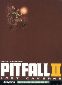 Pitfall II: Lost Caverns (cartridge) Box Art