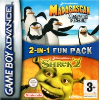 2-in-1 Fun Pack: Shrek 2 / Madagascar: Operation Penguin Box Art