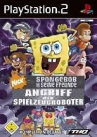 SpongeBob hi Seine Freunde: Angriff der Spielzeugroboter Box Art
