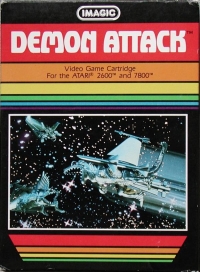 Demon Attack (blue label) Box Art