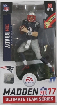 Madden NFL 17: Tom Brady Ultimate Team Series Collectable Figure Box Art
