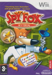 Spy Fox: Dry Cereal Box Art