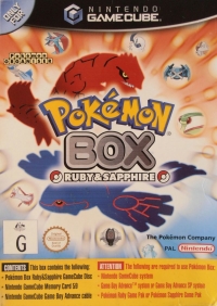 Pokémon Box: Ruby and Sapphire Box Art