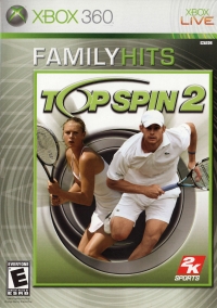 Top Spin 2 - Family Hits Box Art