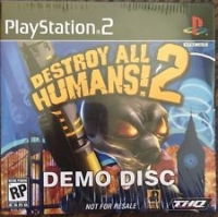 Destroy All Humans! 2 Demo Disc Box Art
