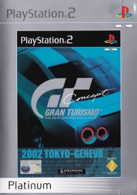 Gran Turismo Concept 2002 Tokyo-Geneva - Platinum Box Art