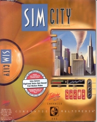 SimCity - Enchanced CD-ROM Box Art