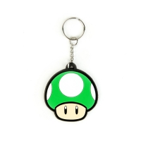 Nintendo - 1-Up Mushroom Rubber Keychain Box Art