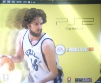 Sony PlayStation 2 SCPH-77004 CB - NBA Live 08 Box Art