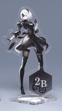 Square Enix Cafe NieR: Automata Acrylic Figure Series Vol. 1 - 2B Box Art