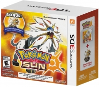 Pokémon Sun with bonus Solgaleo Figure Box Art