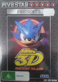 Sonic 3D: Flickies' Island - Five Star Games Box Art