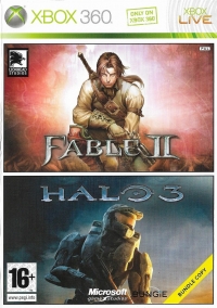 Fable II / Halo 3 Box Art