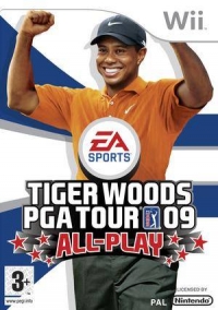Tiger Woods PGA Tour 09 All-Play Box Art