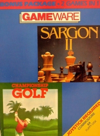 GameWare 2 Games In 1: Sargon II/Championship Golf Box Art