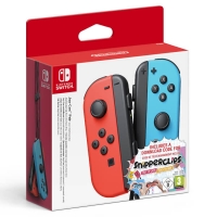 Nintendo Joy-Con Pair - Snipperclips (Neon Red / Neon Blue) Box Art