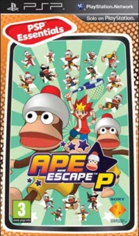 Ape Escape P - PSP Essentials Box Art