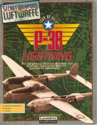 Secret Weapons of the Luftwaffe: P-38 Lightning Tour of Duty Box Art