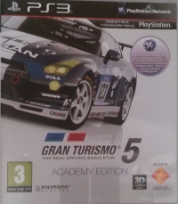 Gran Turismo 5: Academy Edition [DK][FI][NO][SE] Box Art