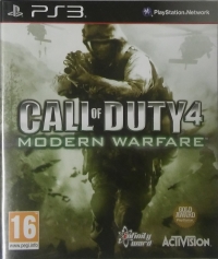 Call of Duty 4: Modern Warfare (New Playstation logo) Box Art