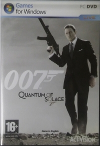 James Bond 007: Quantum of Solace [DK][FI][NO][SE] Box Art