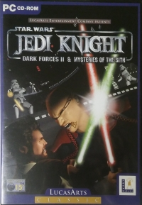 Star Wars: Jedi Knight: Dark Forces II & The Mysteries of the Sith - LucasArts Classic Box Art