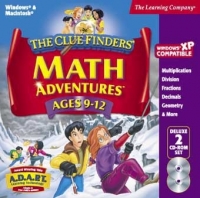 ClueFinders Math Adventures Ages 9–12, The: Mystery in the Himalayas Box Art