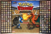 Limited Edition Pokémon Stadium Master Team Poster Box Art