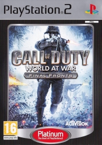 Call of Duty: World at War: Final Fronts - Platinum Box Art
