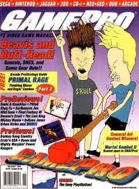 GamePro November 1994 Box Art