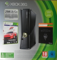 Microsoft Xbox 360 S 250GB - Forza Motorsport 4 / The Elder Scrolls V: Skyrim [EU] Box Art