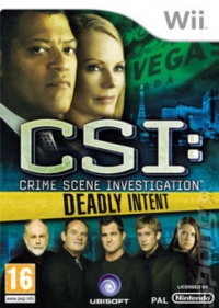 CSI: Crime Scene Investigation: Deadly Intent Box Art