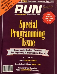 Run Special Programming Issue Box Art
