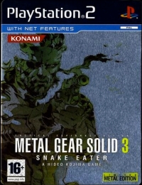 Metal Gear Solid 3: Snake Eater - Limited Metal Edition Box Art