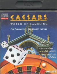 Caesars World of Gambling (long box) Box Art