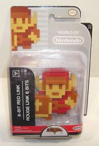 World of Nintendo 8 Bit Link (2.5 inch Red) Box Art