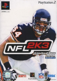 NFL 2K3 - Limited Box Box Art