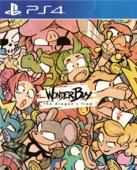 Wonder Boy: The Dragon’s Trap (crowded cast cover) Box Art