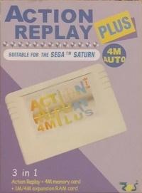 EMS Action Replay 4M Plus (3 in 1 / black) Box Art